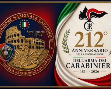 Immagine celebrativa del 212° anniversario dell’Arma dei Carabinieri
